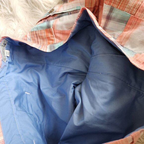 Westport Lifestyle Patchwork Short Men's‎ 40 TALL Pink Plaid Preppy Beach Casual - Picture 11 of 13